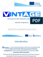 VINTAGE Induction Programme