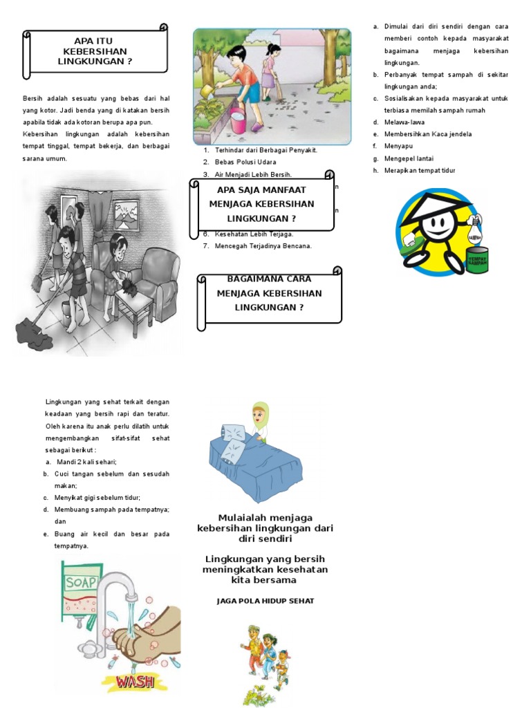 Leaflet Kebersihan Lingkungan 2