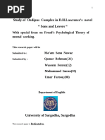 Download Oedipus Complex in Sons and Lovers by Qamar Rehman by Mubashar SN251321947 doc pdf