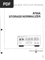 HP 8750A Operating and Service Manual