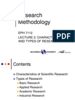 EPH 7112 Lecture 2 Characteristics & Type Research