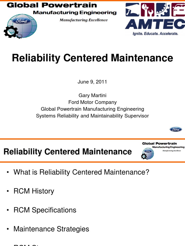 Reliability Centered Maintenance Guide | PDF | Reliability Engineering ...