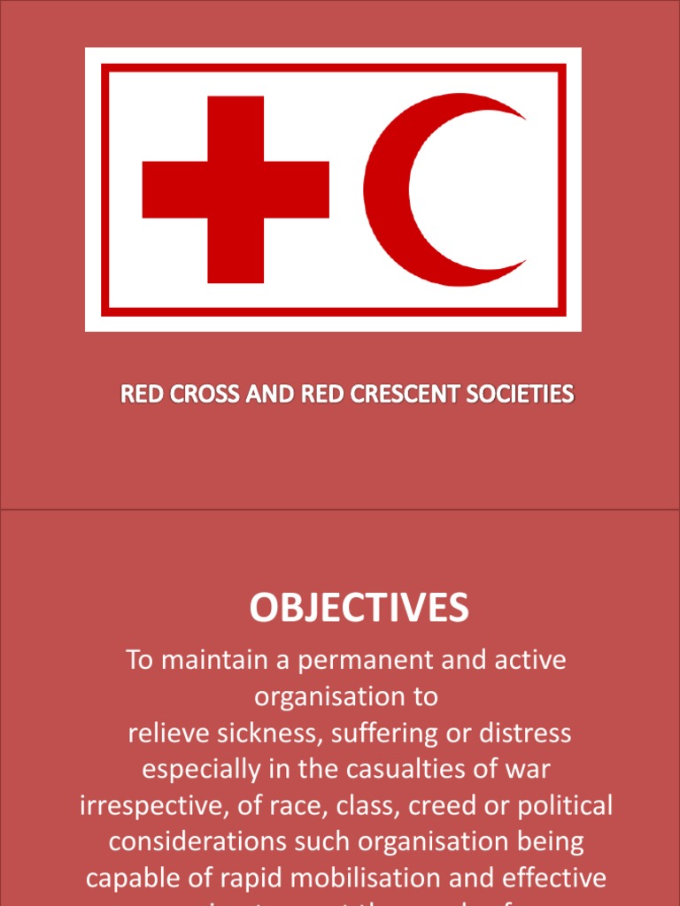 Red Cross Humanitarian Relief Programs | PDF
