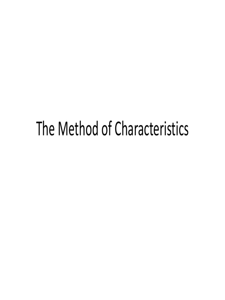 20 - Method of Characteristics | PDF | Mach Number | Compressible Flow