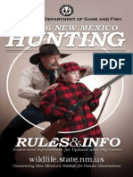 2015-16 New Mexico Hunting Rules and Info