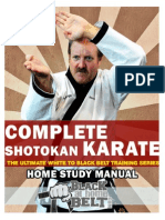 Complete Shotokan Karate Manual Sample