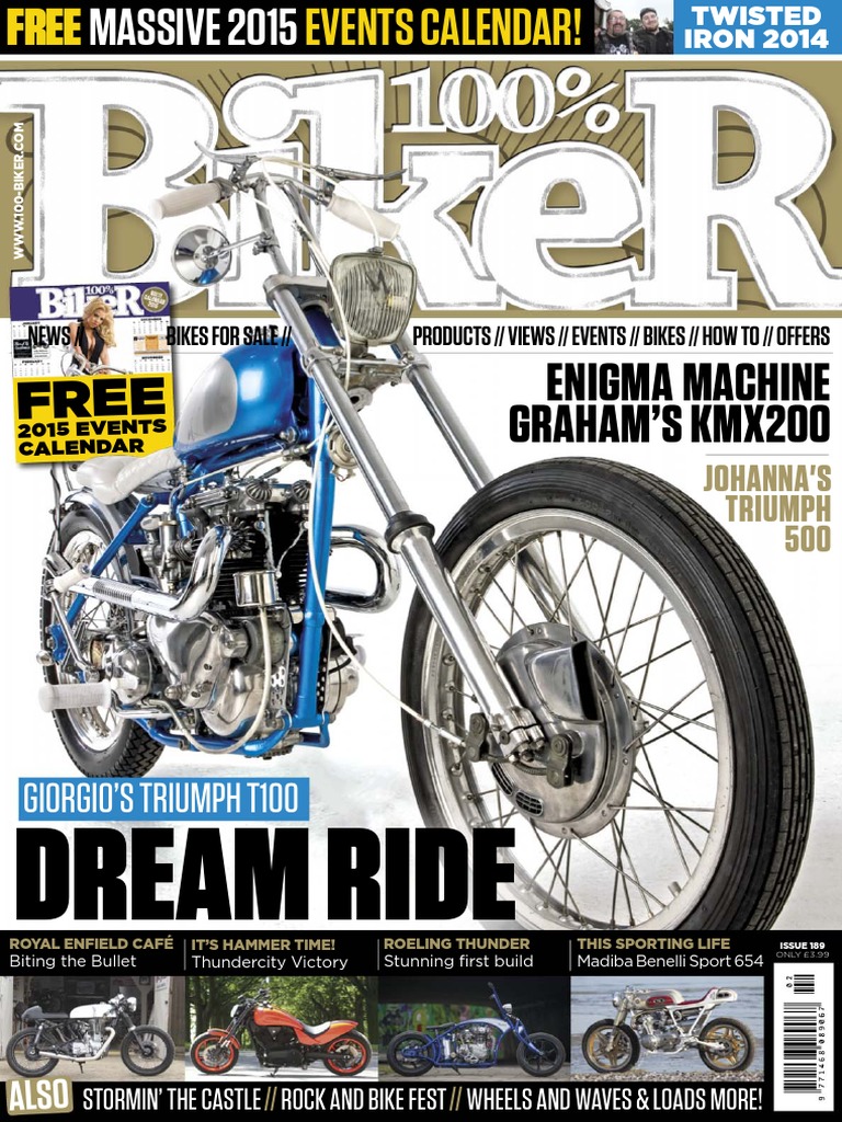 100% Biker-Issue 189 2015, PDF, Motorcycle