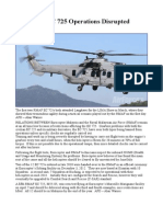 Malaysian EC 725 Operations Disrupted