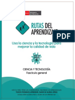 Rutas Del Aprendizaje Fasciculo General de Ciencia y Tecnologia PDF