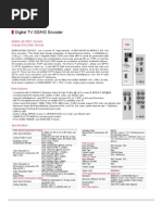 Digital TV SD/HD Encoder: DMM-2410EC Series 4-Way Encoder Series