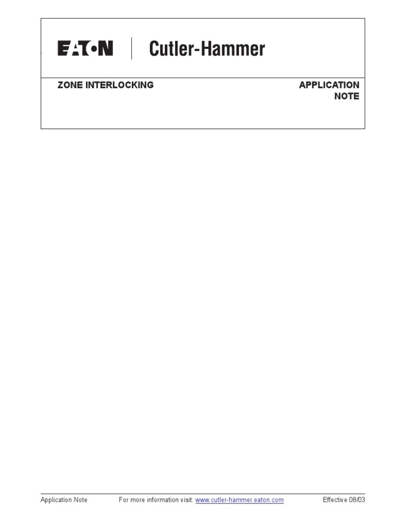 Zone Interlocking Eaton PDF Amplifier Cable