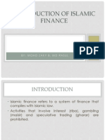 Introduction of Islamic Finance
