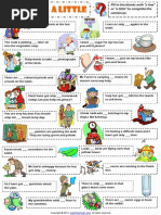 Quantifiers A Few or A Little Worksheet