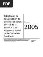 Estrategias de Construccion de Politicas Sociales