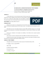 4.engineering-Correction of The Mechanical Speed For The Dfig Wind Turbine