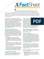 Formaldehyde Factsheet