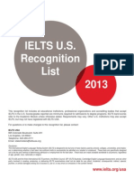 IELTS USA Recognition Feb 2013