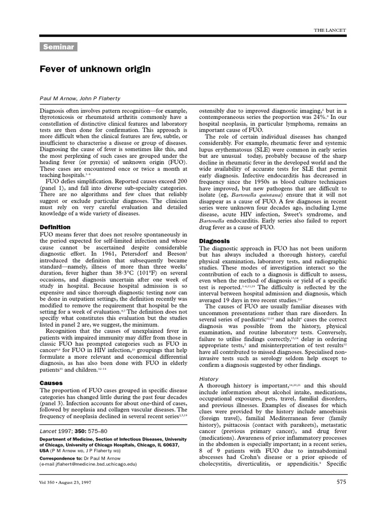 Diagnosing the Perplexing: A Comprehensive Review of the Causes ...