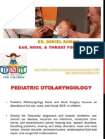 Ear, Nose, & Throat For Children: Dr. Daniel Samadi