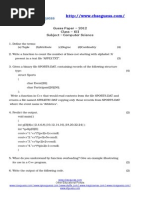 Second Model Examination 2011(Science)