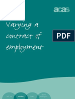 Varying a Contract of Employment Accessible Version