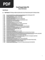 O Level Computer Studies 7010: Scheme of Work Overview