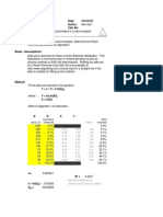 Rosin-Rammler regression parameters