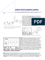 Form Positive Pulses From Negative Pulses