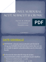 Hematomul subdural acut, subacut si cronic