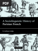 A Sociolinguistic History of Parisian French