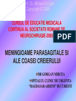 Meningioame Parasagitale Si Ale Coasei Creierului