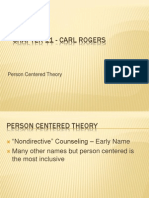 Chapter 11 - Person Centered Theory
