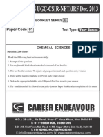 Chemical Sciences Test Series II 24-11-2013