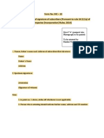 Format of INC 10 As Per New Companies Act 2013