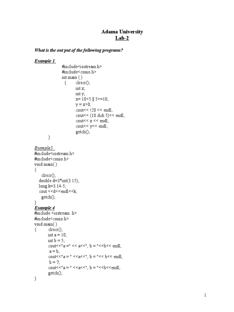CppCollected Lab Manual PDF Computer Data Areas Of Computer Science