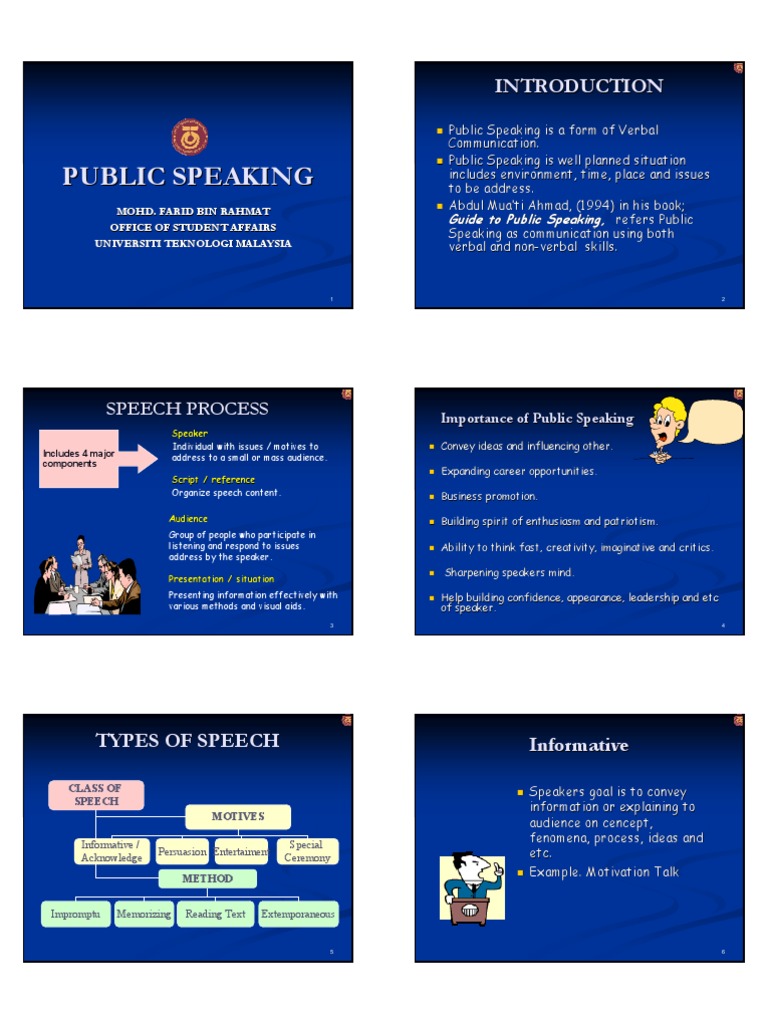 Public Speaking Essentials Guide | PDF