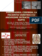 Vasospasmul cerebral la pacientii varsnici cu anevrisme intracraniene rupte