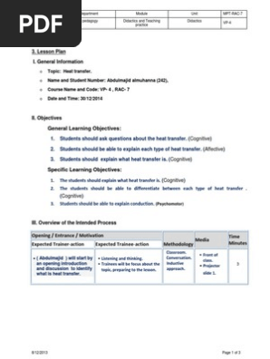 basic lesson plan - 