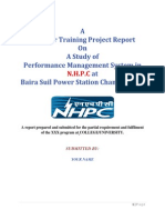 Project Report on Performance Management System in NHPC (1)