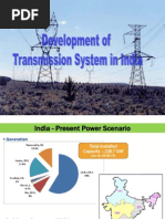 Presentation by Pgcil Development of Transmission System in India Foir Workshop at Goa 21 10 2013