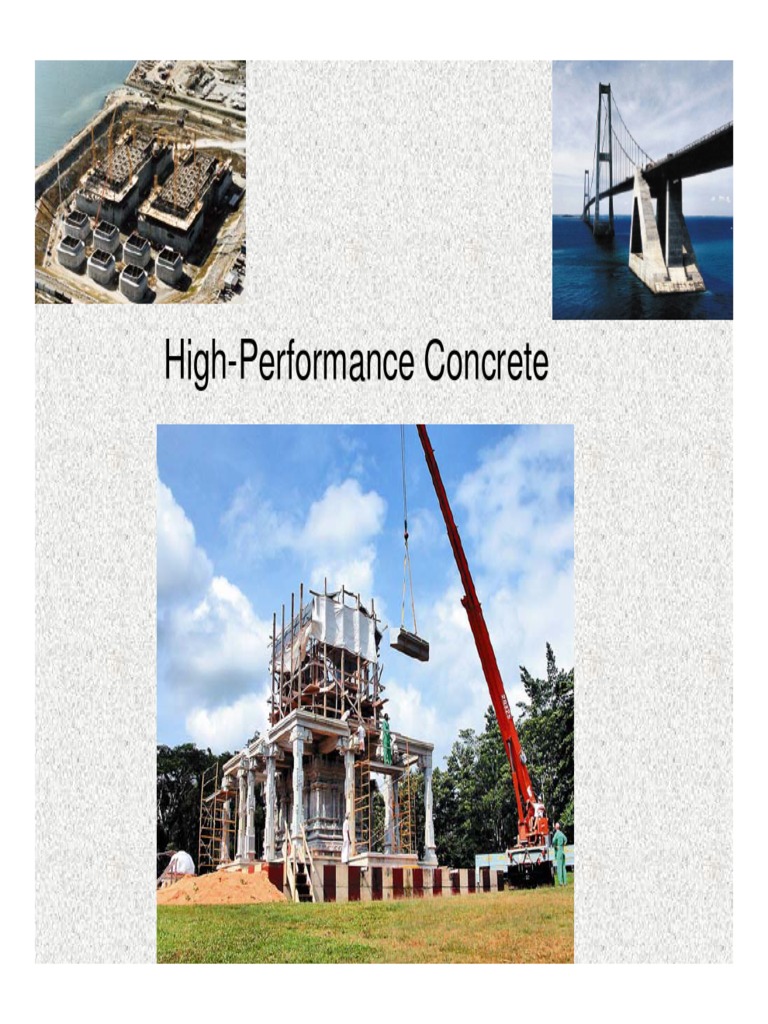 High Performance Concrete PDF | PDF