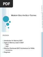 Memory Built in Self Testing