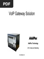 AddPac VoIP Gateway Solution