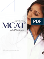 Mcat Verbal Workbook: Hyperlearning