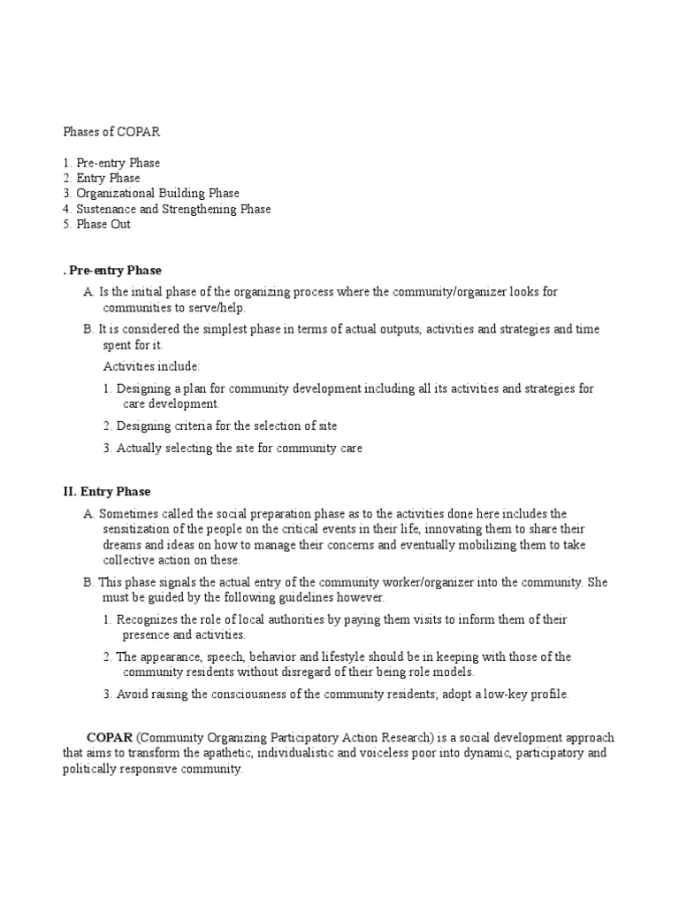 Understanding the Pre-Entry Phase of COPAR | PDF | Volleyball