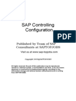 SAP CO config