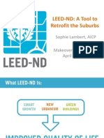 LEED-ND: A Tool To Retrofit The Suburbs: Sophie Lambert, AICP Makeover Montgomery April 15, 2011