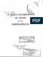 A Junta Governativa da Bahia e a Independencia