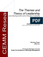 The Themes and Theories of Leadership