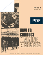 Army - fm25 4 - How to Conduct Training Exercises